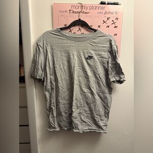 Nike Men's Heather Gray Short Sleeve Tee